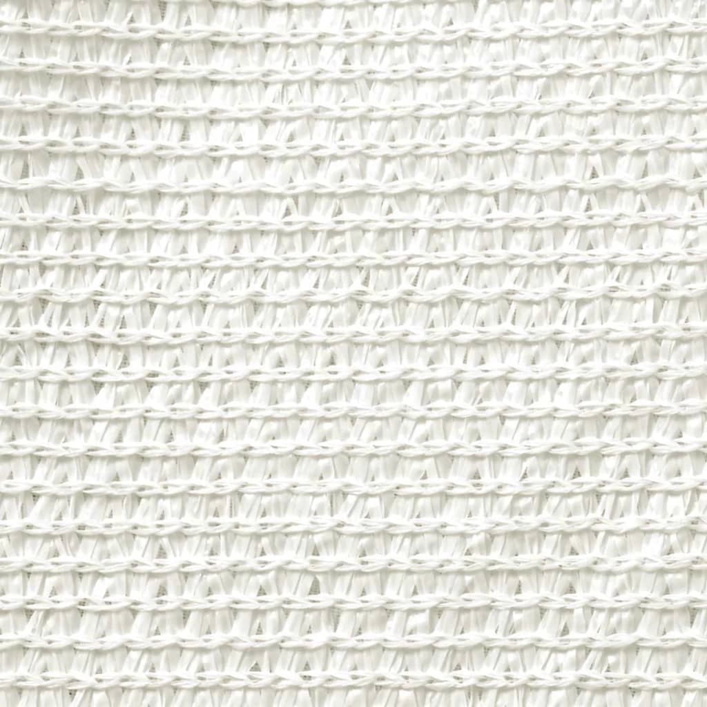Vela ombreggiante/ombrellone HDPE 160 g/m² 2,5 x 3 m bianco 02_0008999