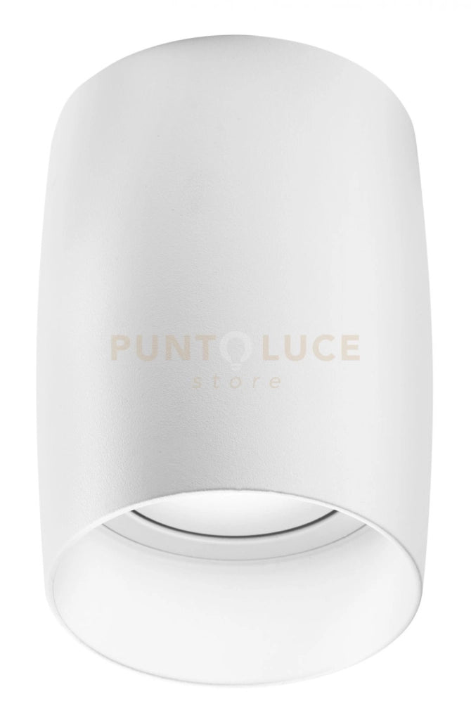 GFA1220- FARETTO ORIENTABILE BIANCO 1 LUCE ATTACCO GU10 TONDO D.8CM H.11,5CM
