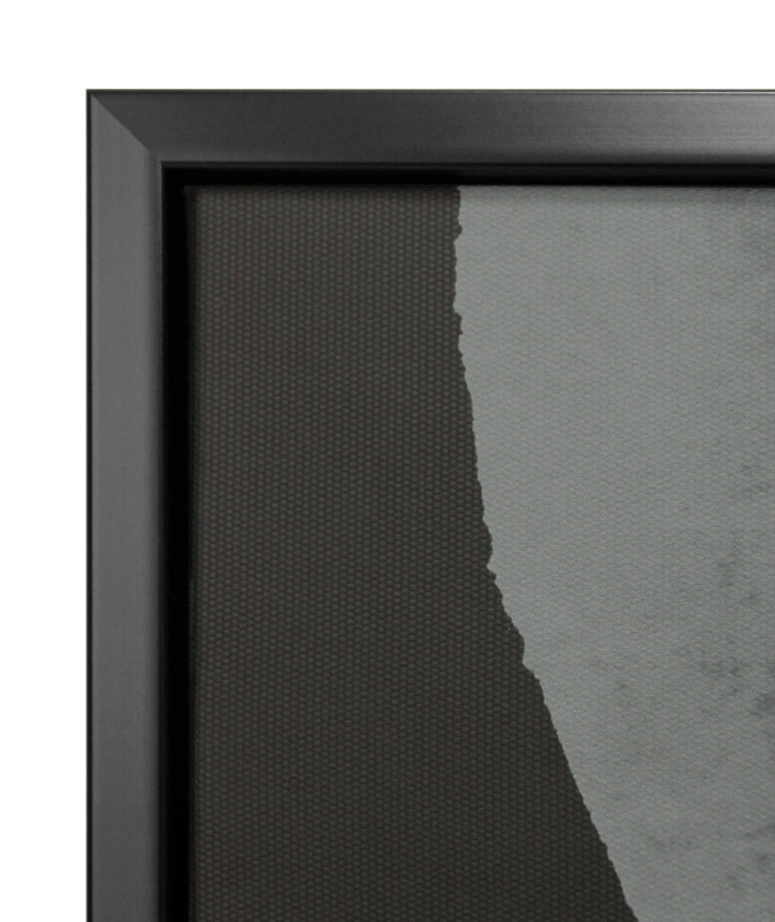 Quadro Hispanohogar in poliestere cerchi nero, bianco e oro 92x62