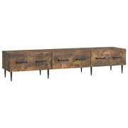 Mobile TV Rovere Fumo 147 x 34,5 x 30 cm Legno ingegnerizzato