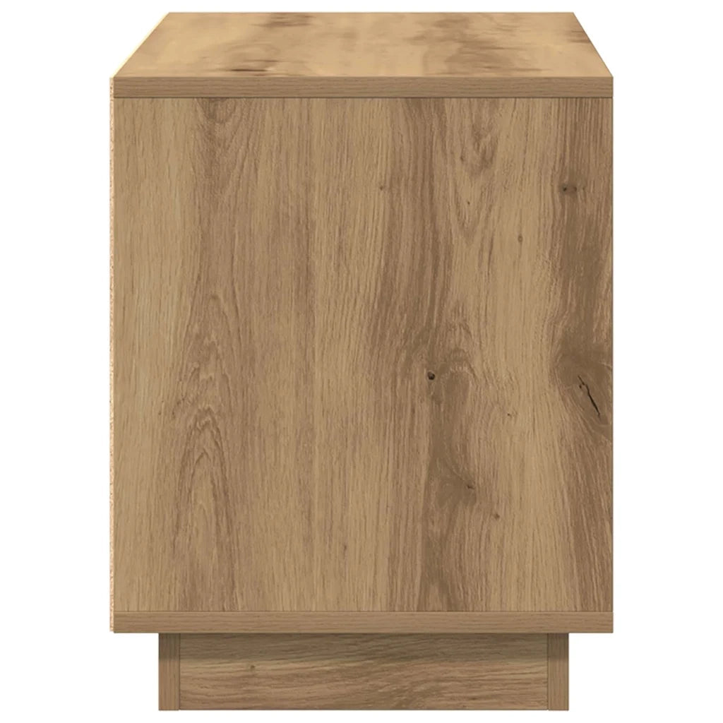 Mobile TV-Credenza per TV-Console TV rovere artigianale 80 x 35 x 45 cm Legno multistrato