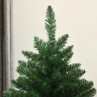 Albero di Natale Artificiale 180cm con 800 Rami e Base in Metallo, Verde