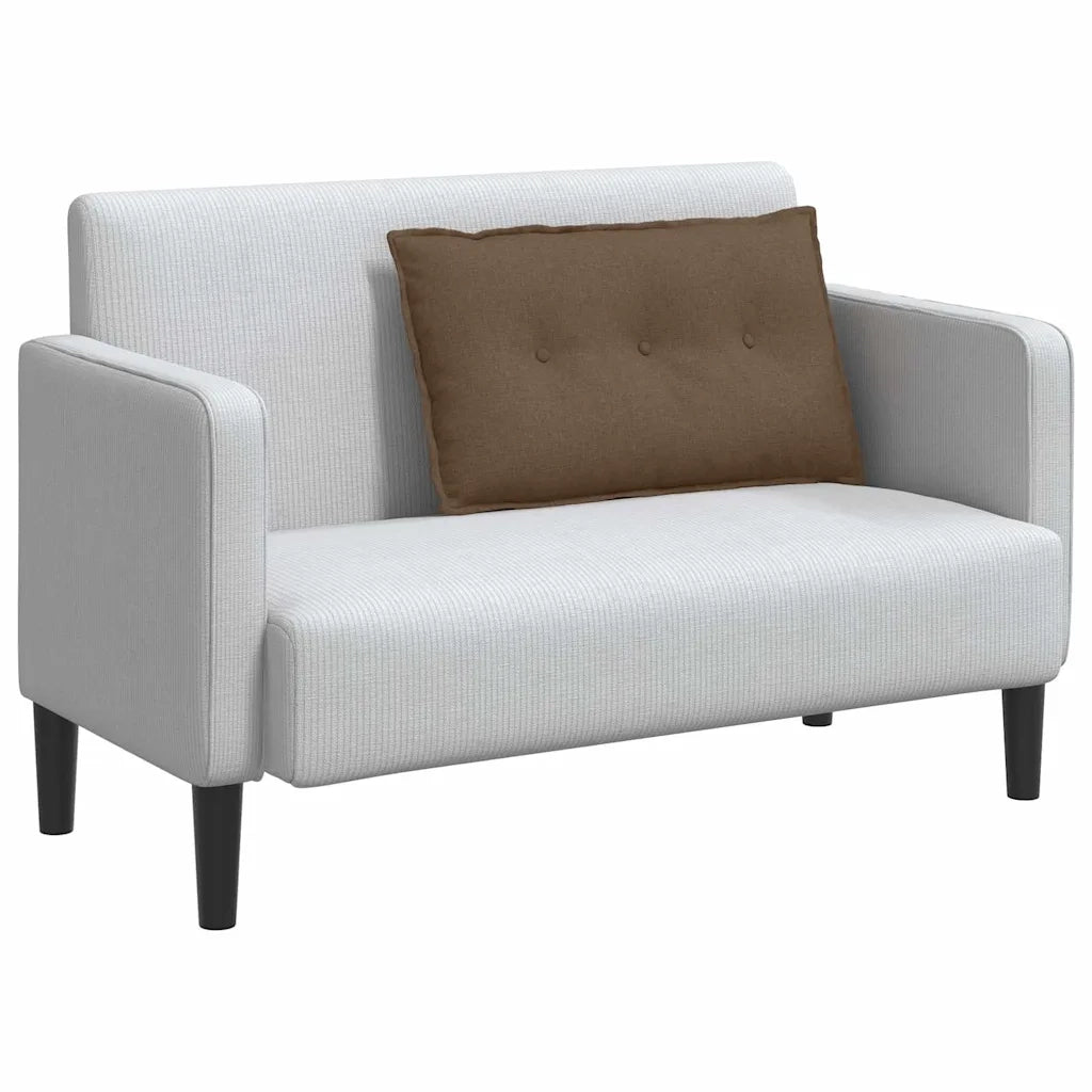 Cuscino per Schiena Marrone 80 x 19 x 50 cm Tessuto 42014705