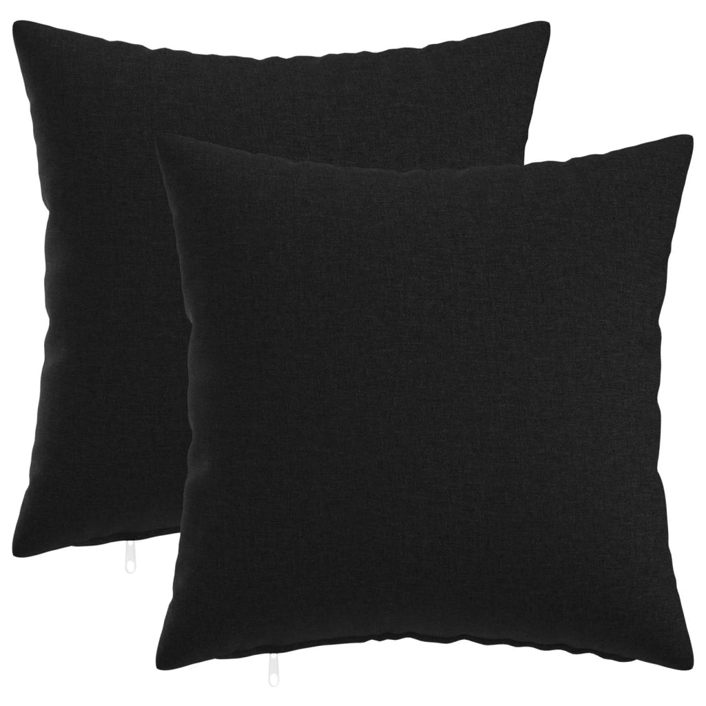 Federa 2 pcs HEERLEN Nero 35 x 35 cm 907985