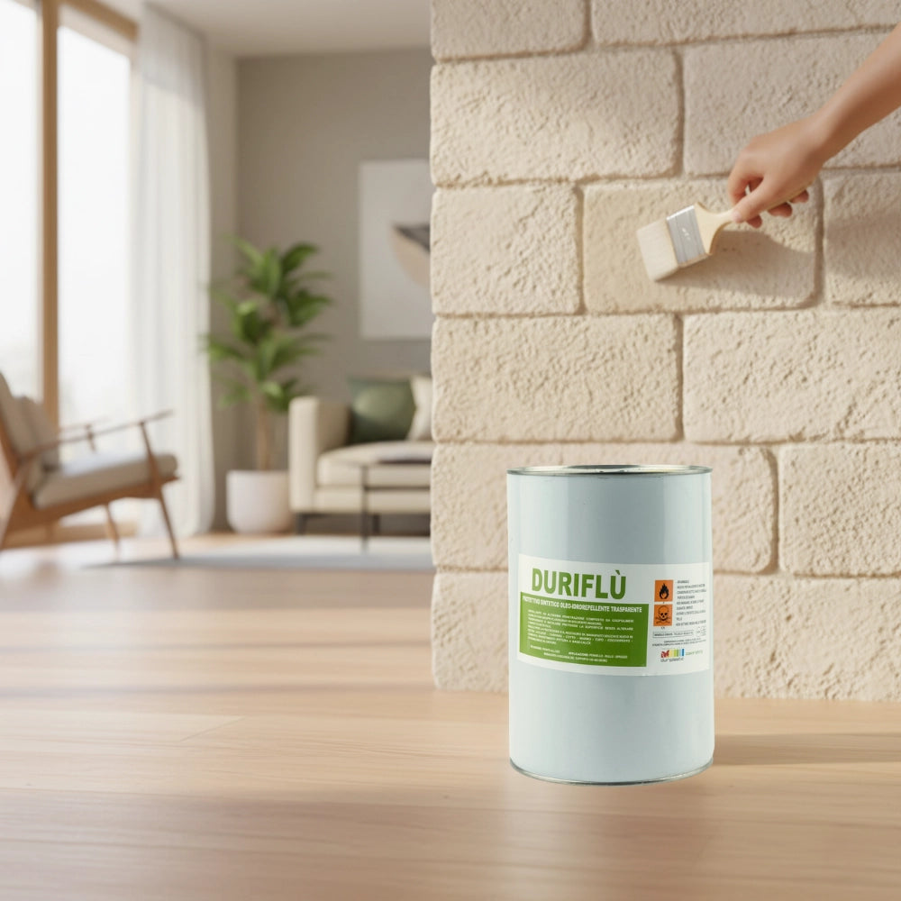 Duriflù oleo-idrorepellente sintetico trasparente per superfici *** formato 15 lt, confezione 1