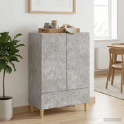 Credenza Grigio Cemento 66 x 34,5 x 95 cm Legno ingegnerizzato 895128