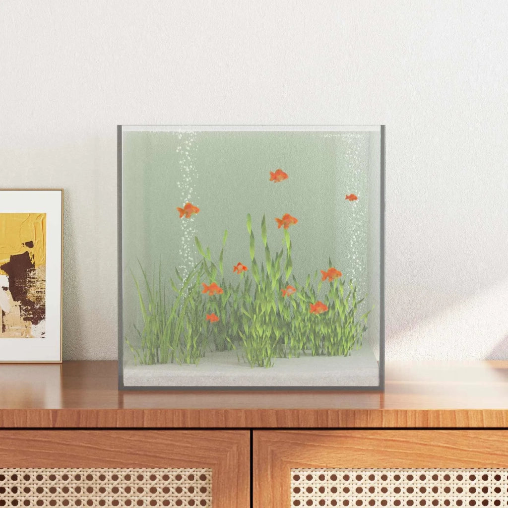 Acquario con archiviazione Trasparente 30 x 30 x 30 cm Vetro