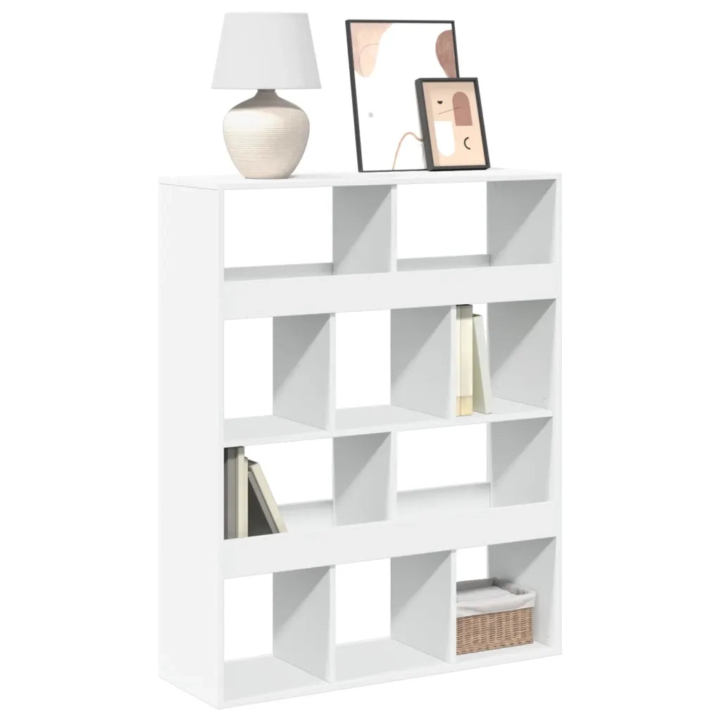Libreria Bianca 100x33x125,5 cm in Truciolato 3309357