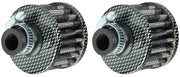 Filtro dell'aria per auto e motocicli - Mini - Universale - 2 pezzi - Fibra di carbonio - Migliora le prestazioni del motore