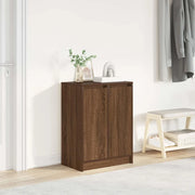 Scarpiera Rovere Marrone 57x34x76 cm in Legno Multistrato 861874