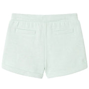Pantaloncini per Bambini con Coulisse Menta Chiaro Misto 116 CFW6495228