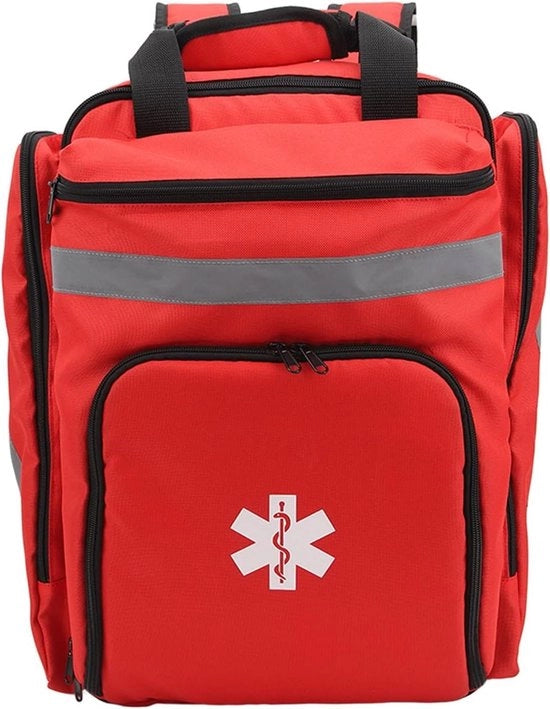 Kit di Emergenza con Alta Capacità Rosso per Viaggi Necessità di Emergenza