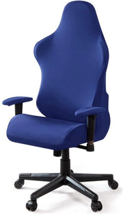 Hoes per sedile regolabile, rimovibile, lavabile per seggiolina per computer, sedile, sedile, sedile girevole, modello DXRacing, hoes per sedile per gaming, colore blu