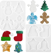 Decorazioni per Natale in Silicone, 2 pezzi, Forme di Neve per Decorazione di Natale, Forme Decorative, Materiale Duraturo