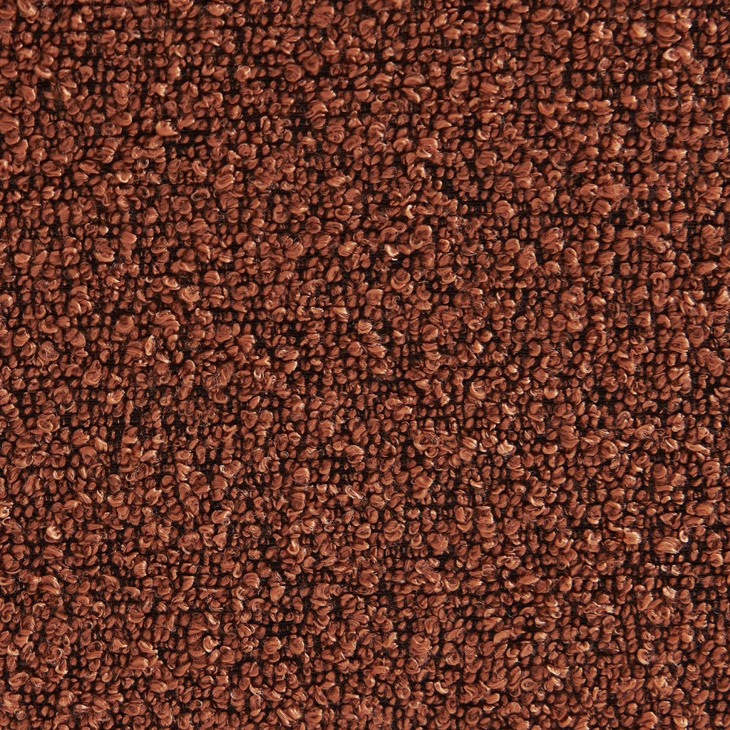 Poltrona letto trasformabile 1 posto bouclé testurizzato, terracotta
