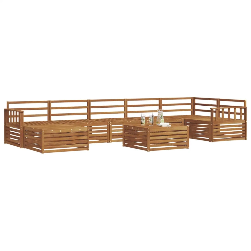 Set di divani da esterno 8 pcs Naturale 3373849
