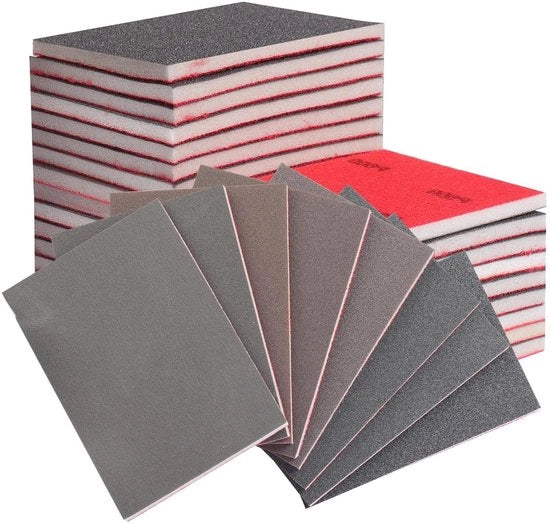 Set di 24 schiume abrasive in 8 diverse misure