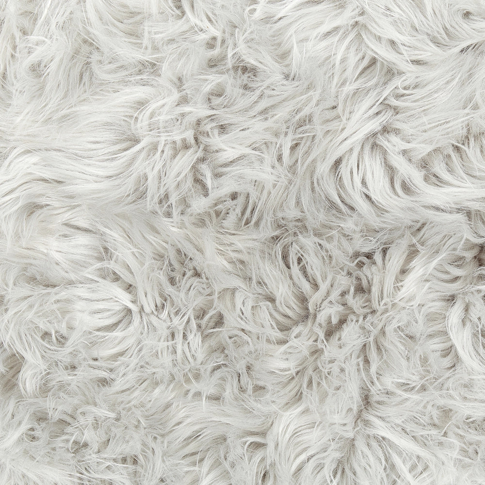 Coperta in morbida pelliccia sintetica grigia 150 x 200 cm camera da letto salotto soggiorno