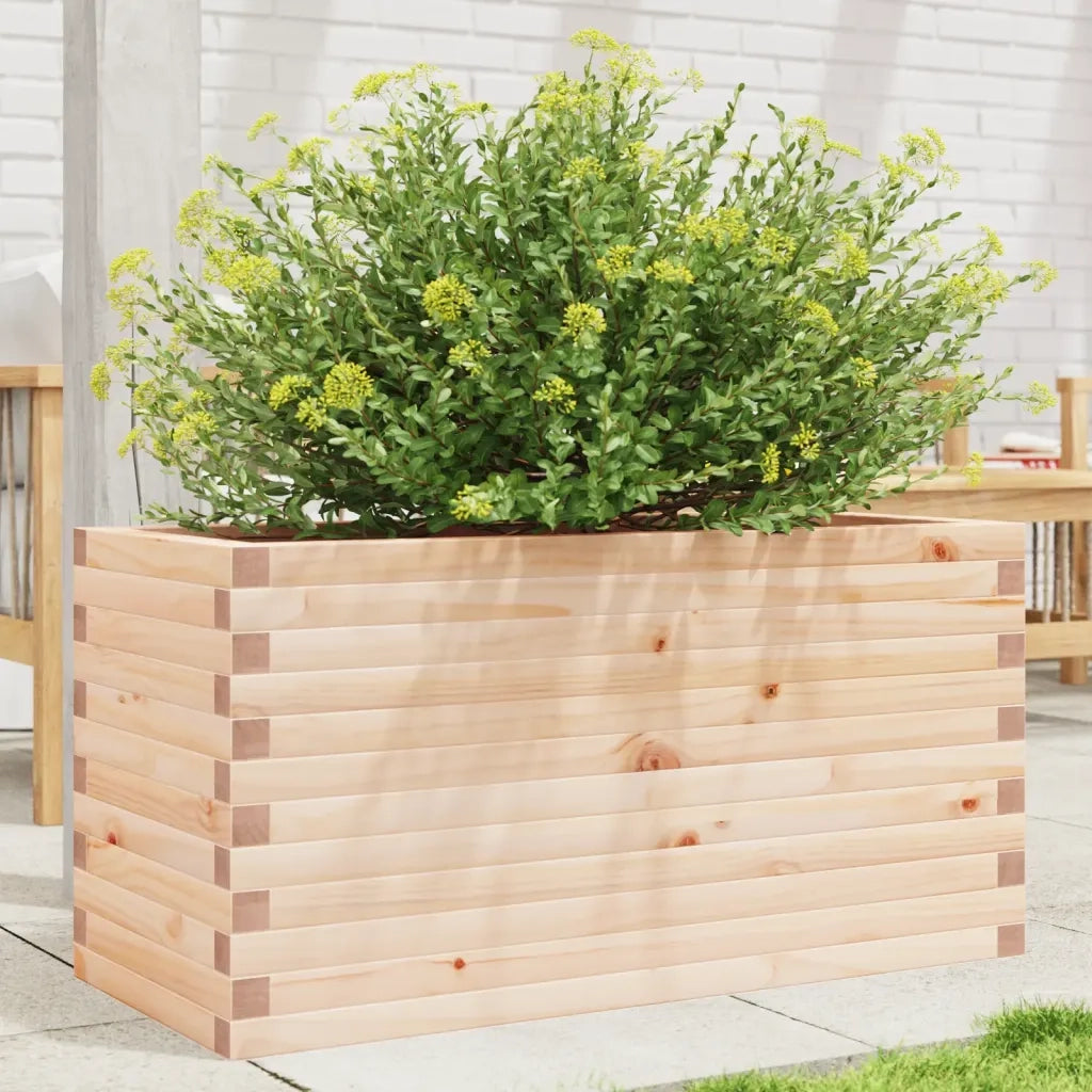 Fioriera da Giardino-Vaso da Esterno 90x40x45,5 cm in Legno Massello di Pino