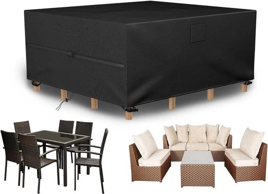 Ombrelloni per giardino acqua resistente 200x200x90cm - Upgraded 420D - Per sedili e poltrone