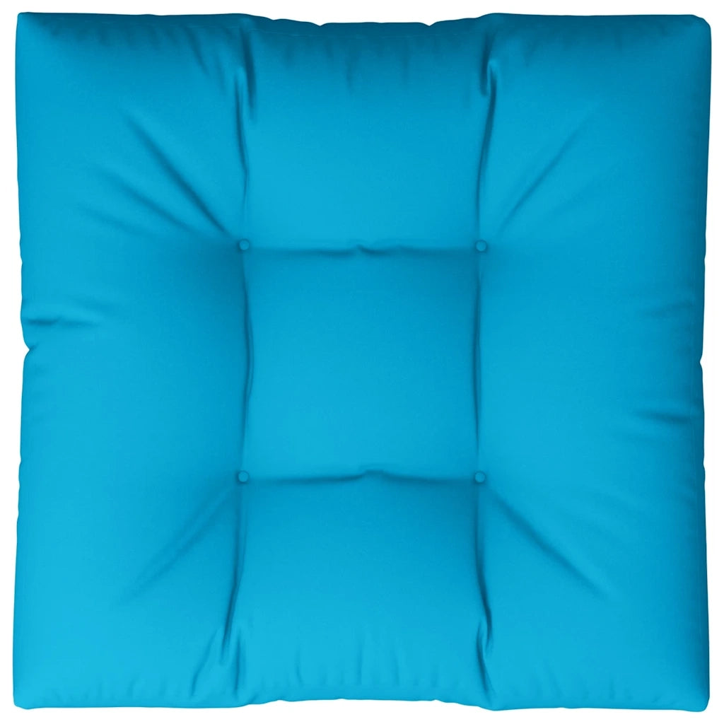 Cuscino per Pallet Blu 70x70x12 cm in Tessuto 360473