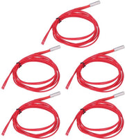 Elemento di riscaldamento 12V 40W - 5 pezzi - Acciaio inox/Rame - Materiale duraturo - Adatto per stampante 3D - Facile da collegare - elemento di riscaldamento