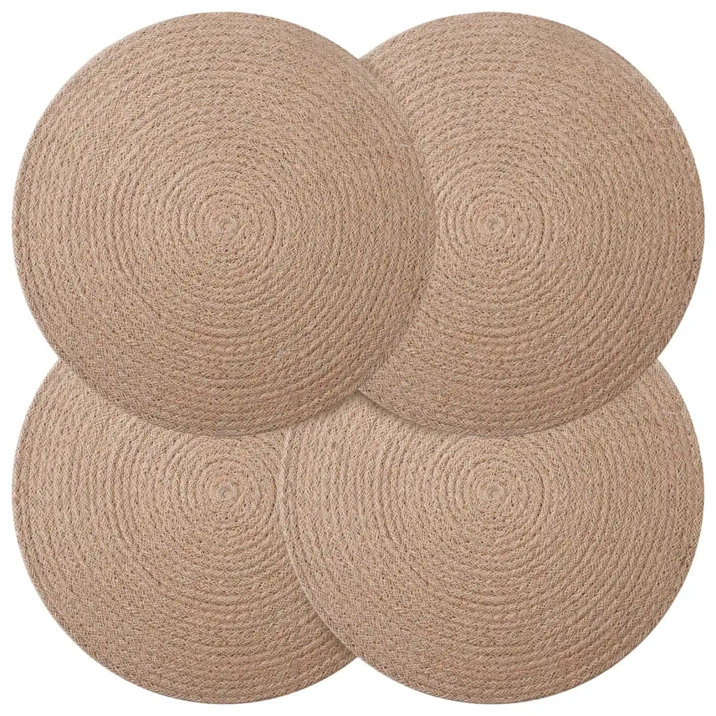 Sottobicchieri in juta 4 pcs Naturale Ø 30 cm 100% Juta Tossa 42012301