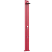 Doccia Solare In Alluminio Spring 30 Litri Con Lavapiedi  Colore Rossa Cv-A220/3027