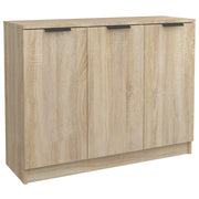 Buffet credenza cassettiera armadio mobile contenitore organizer cucina soggiorno rovere Sonoma 90,5 x 30 x 70 cm legno ingegnerizzato marrone 02_0031728