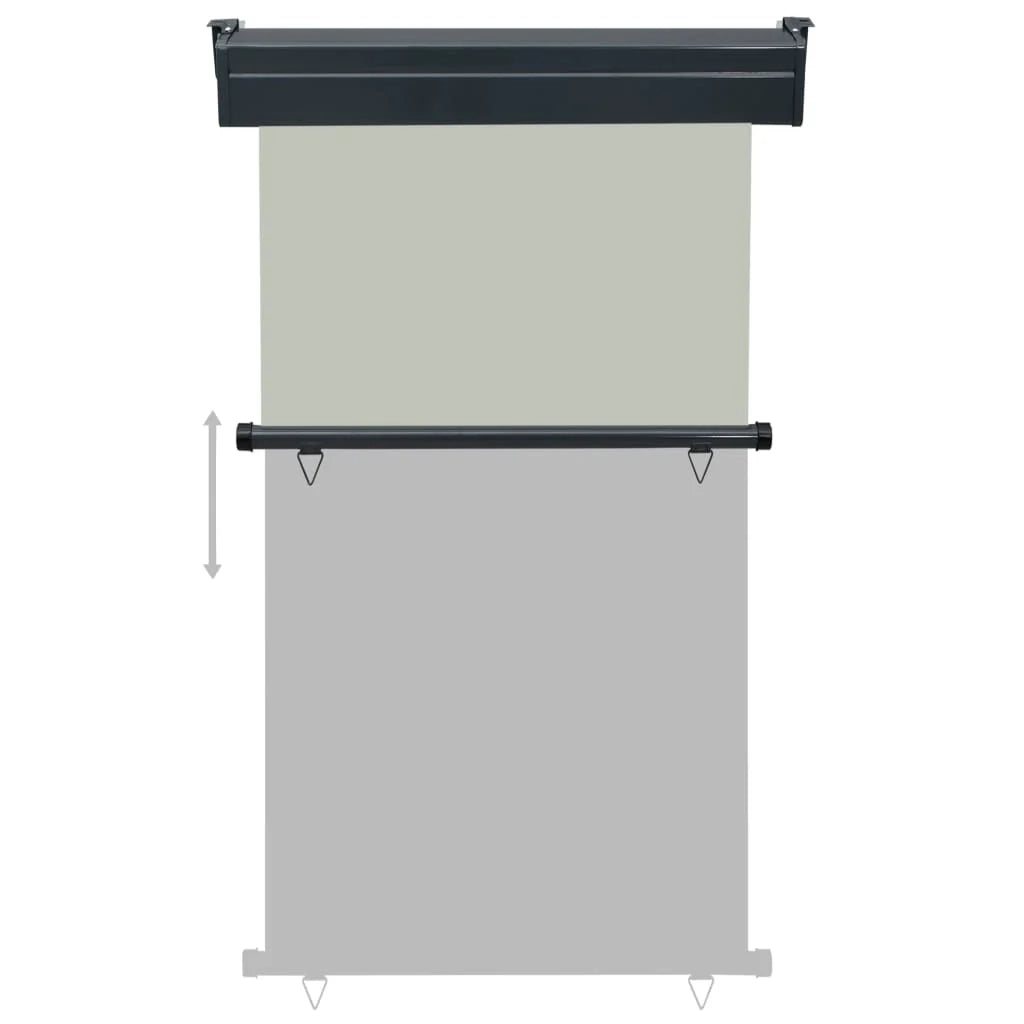 Tenda da sole laterale per balcone 100 x 250 cm grigia 02_0007001