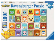 Puzzle Pokemon, 100 pezzi XXl,Ravensburger,Eta 6+
