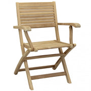 Sedia Mirage Pieghevole 42x60x85 h cm in Legno Marrone