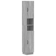 Armadio da Bagno con Ripiano Aperto HOORN Sonoma grigio 897261