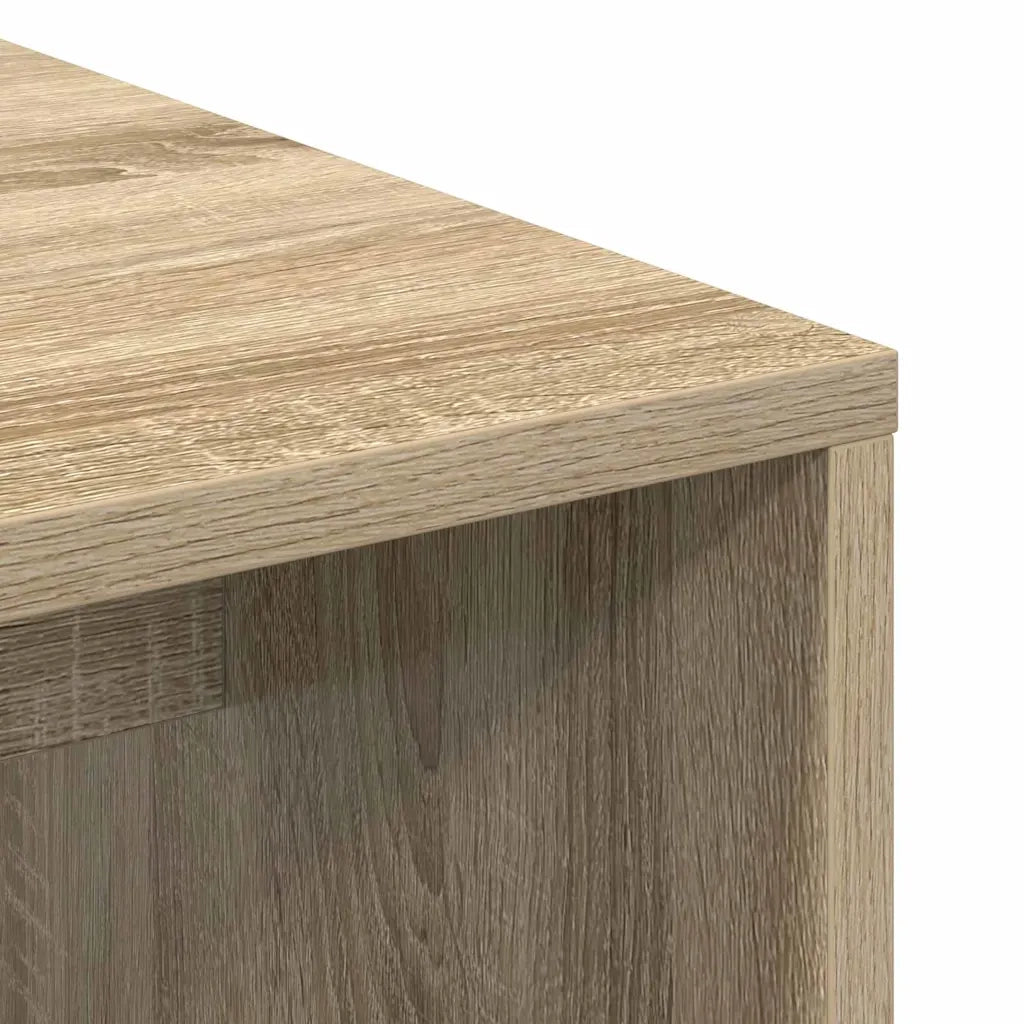 Scrivania rovere sonoma 102 x 50 x 124 cm Legno multistrato 869356