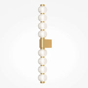 Maytoni Applique Moderna Amulet 1 luce LED integrato oro metallo vetro