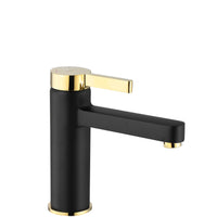 Rubinetto Da Lavabo Rea Polo Black Gold Low