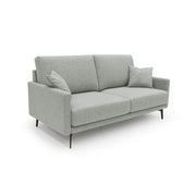 Saturno Divano moderno in tessuto morbido impermeabile T03 140 cm grigio chiaro
