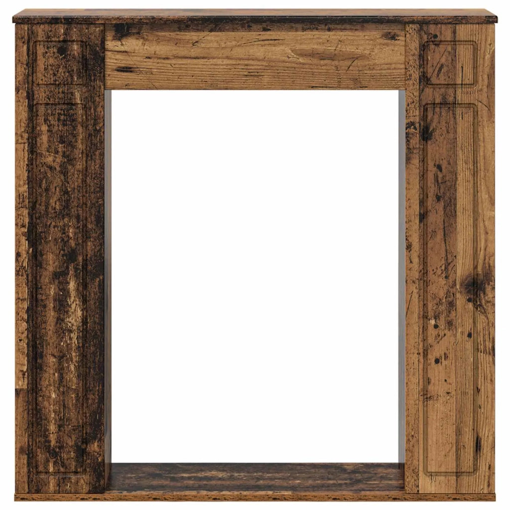 Cornice per camino Legno antico 100 x 20 x 100 cm 8006622