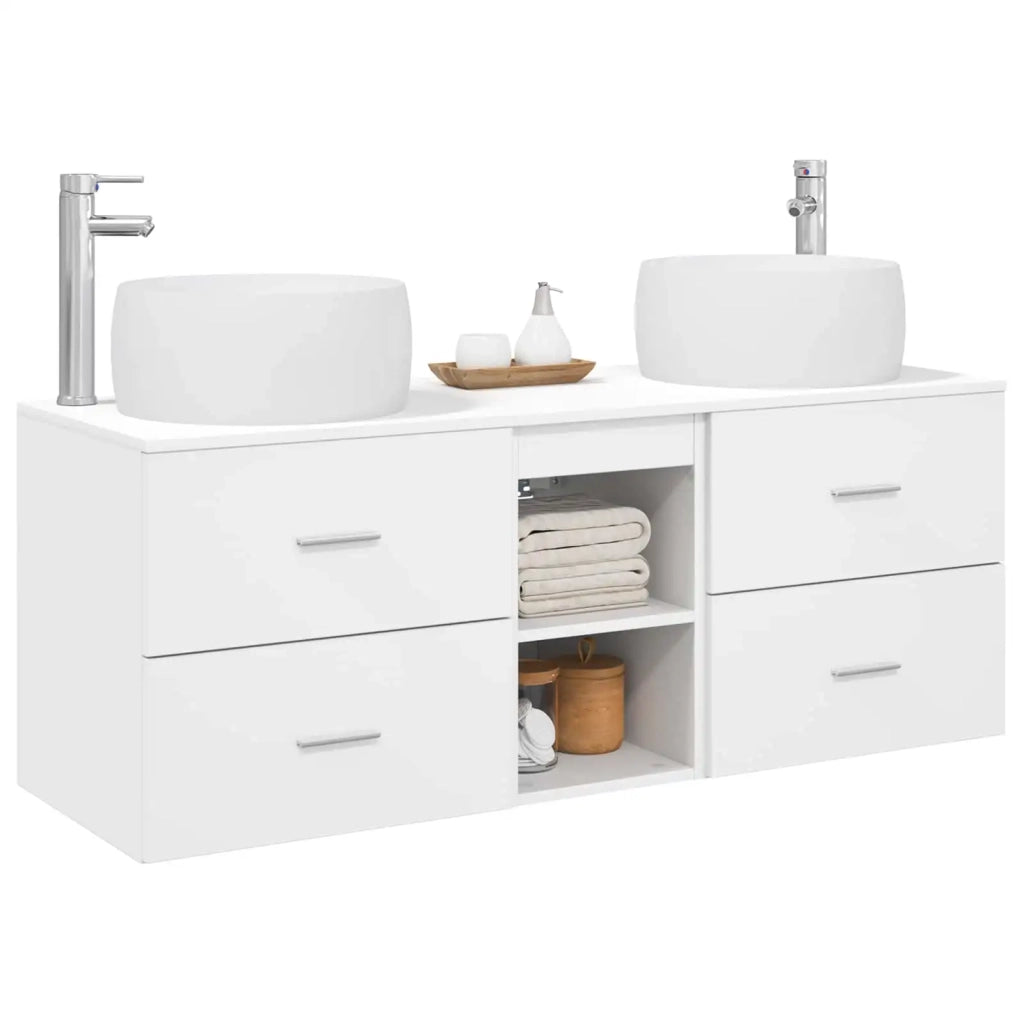 Set di mobili per il bagno 3 pz Bianco 49,5 x 44,5 x 66 cm 3405923