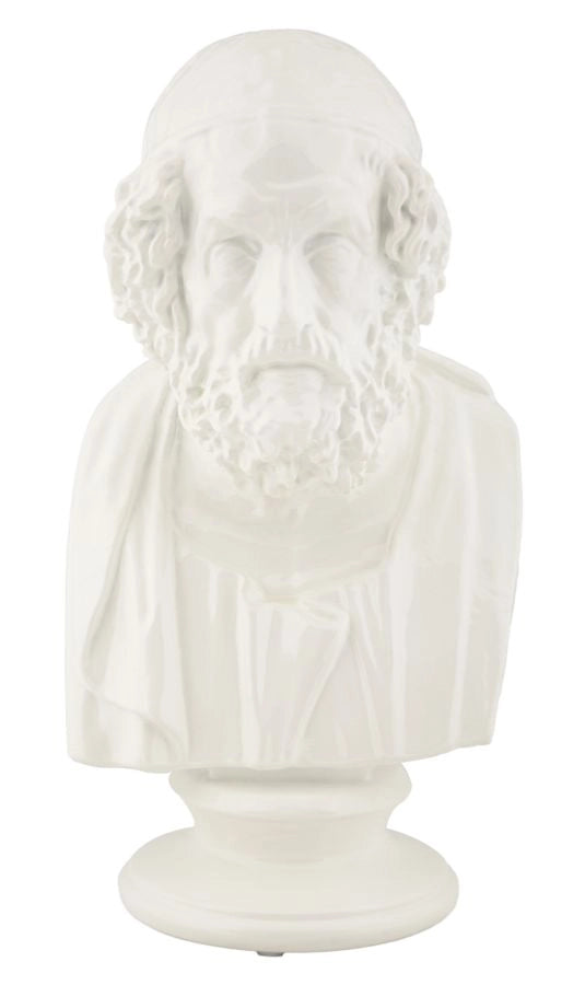 Scultura Saggio 12,9x12,5x25 cm in Poliresina