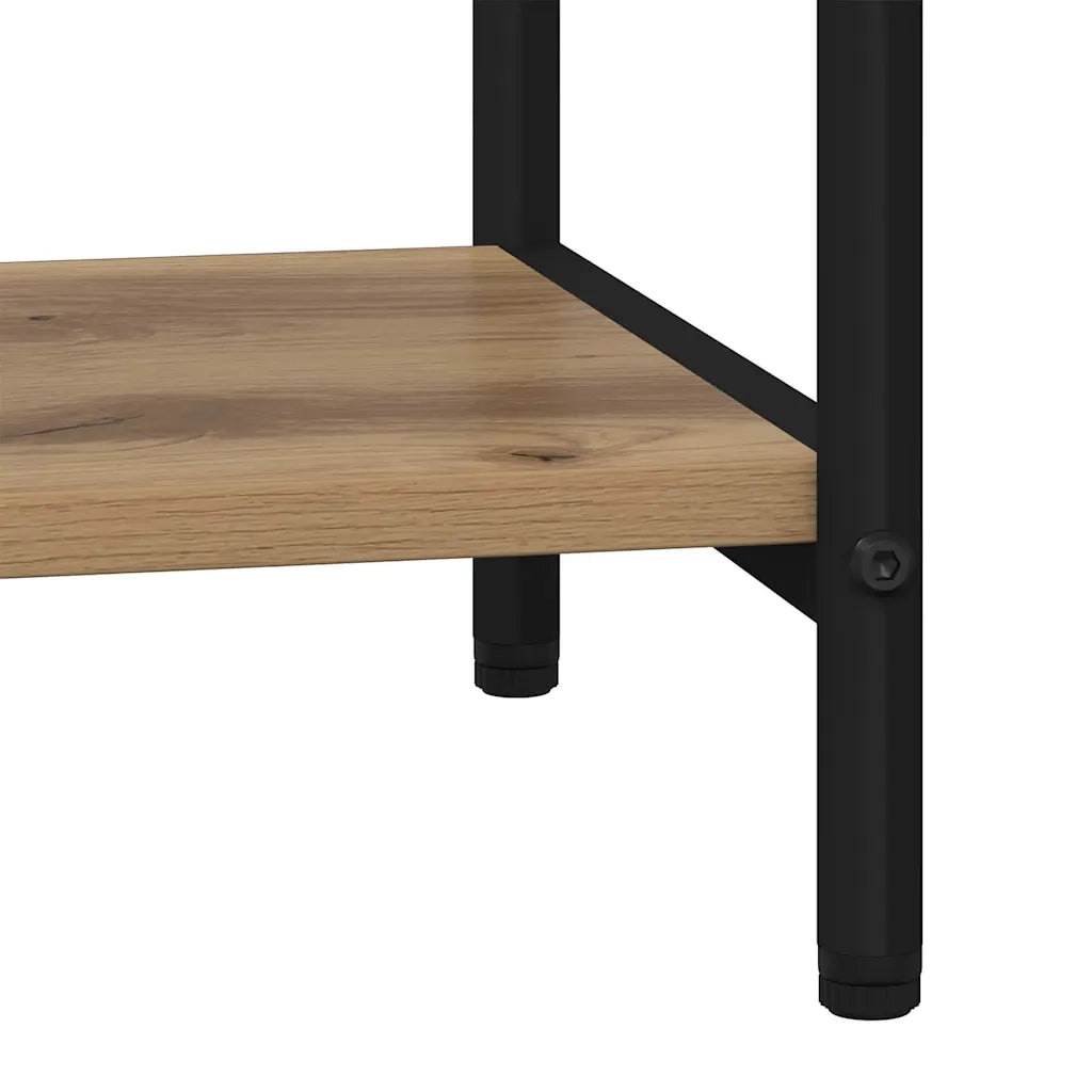 Libreria-Scaffale per Libri-Mobile di Stoccaggio Rovere artigianale 80 x 30 x 146 cm Legno multistrato 524177