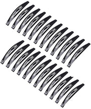 Spilla per capelli, set di due spille elastiche per capelli, per donne, strumento DIY per stile capelli (nero)