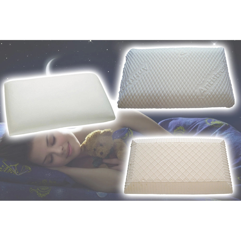 Trade Shop - Cuscino Guanciale In Memory Foam Ortopedico Relax Anatomico X 72 X 43 X 15 Cm -