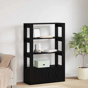 Credenza Rovere nero 30 x 80 x 119.5 cm Legno multistrato