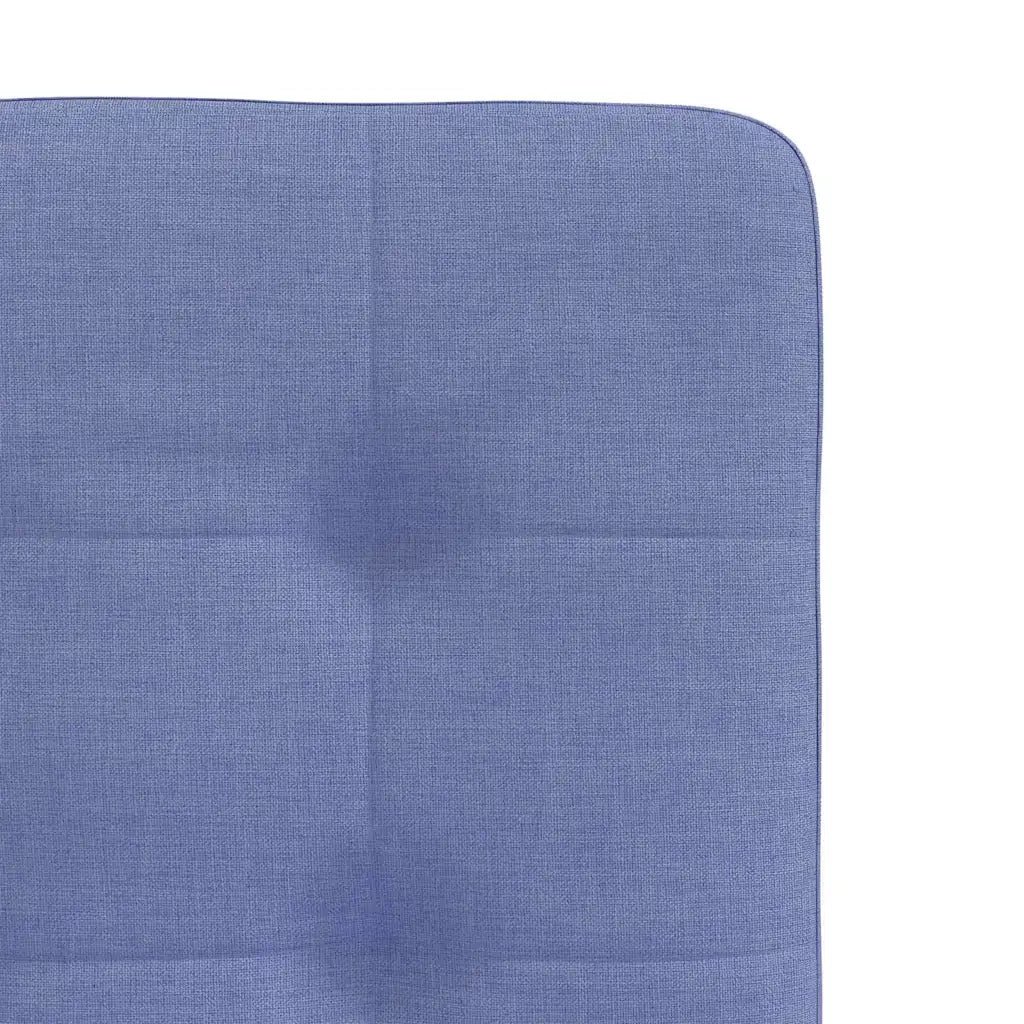 vidaXL Sedie da Pranzo 2 pz Blu Jeans in Tessuto