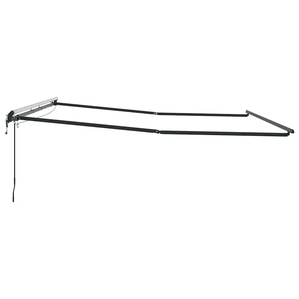 Tenda da Sole con Antracite 5 × 3,5 m Metallo 313267