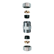 NIPLEX DOPPIO CROMATO C/MONOCONO IN GOMMA PER RAME- 3/4 x 22- FAR- pezzi 1
