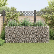 Gabbione Letto Rialzato da Giardino in Acciaio 270x90x100 cm 142554