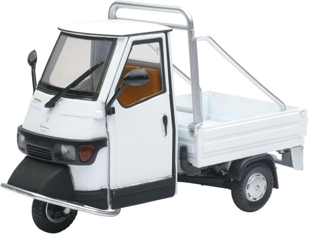 Piaggio Ape Cross 50, Colore bianco scala 1:18, Newray,Eta 8+