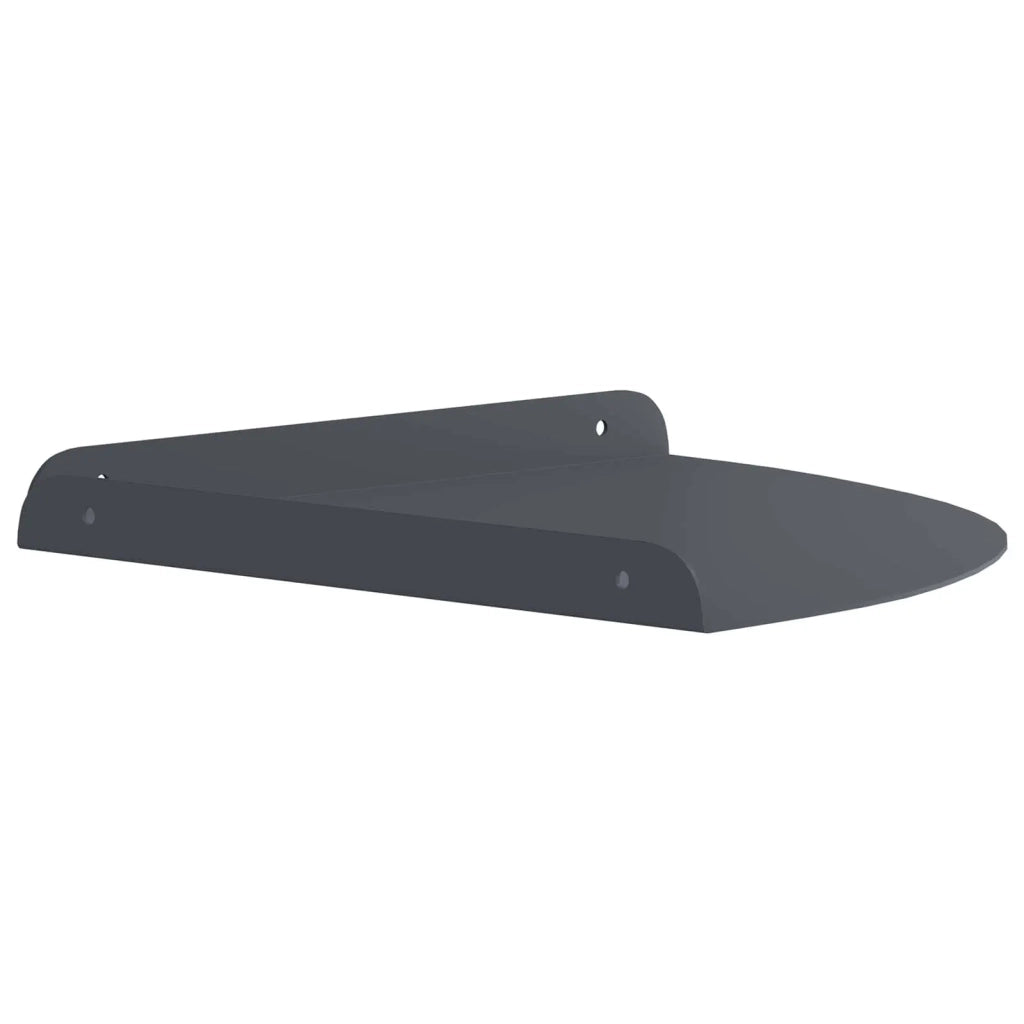 Mensola sospesa con lo scaffale 2 pcs Antracite 30 x 30 x 2 cm 8004114